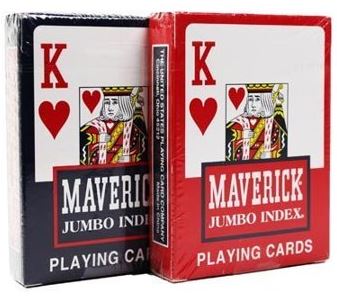 Maverick Playing Cards, Poker Jumbo Index  - Single Deck main image